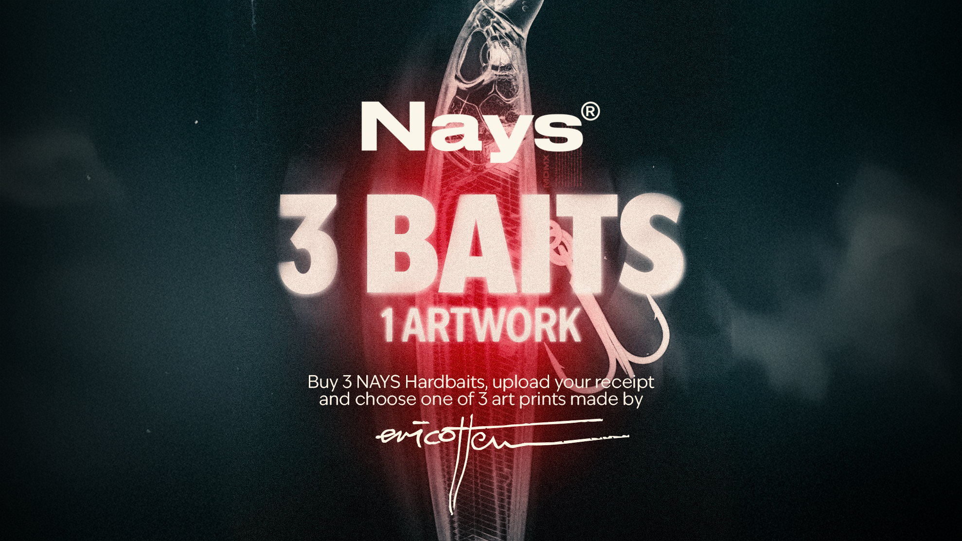 NAYS Hardbait-actie: gratis Fine Art Print van Eric Otten