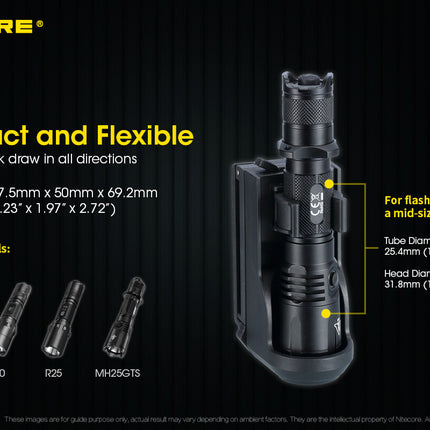 Tactical Flashlight Holster