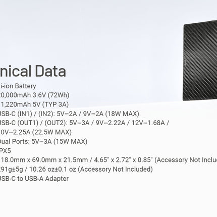 NB20000 Gen3 20.000mAh