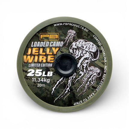 Jelly Wire 25lb Loaded Camo LTD 20m