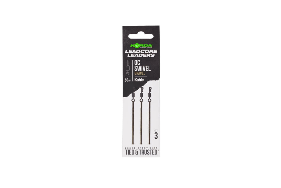 Kable Leadcore Leader QC Swivel 50cm