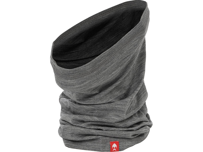 Merino Wool Neck Gaiter One Size Charcoal Grey Melange