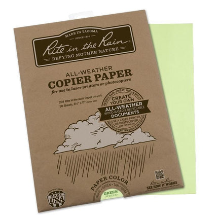 All Weather Copier paper A4 50 vel - Green