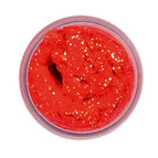 SALMON RED WITH GLITTER