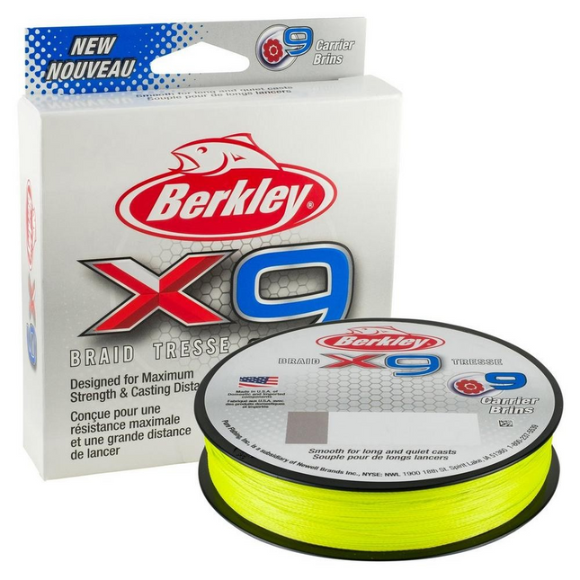 Berkley X9 Braid Flame Green 150 Meter