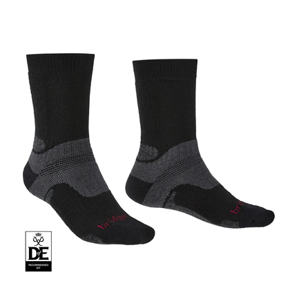 Bridgedale Hike Midweight Merino Performance Boot - Black