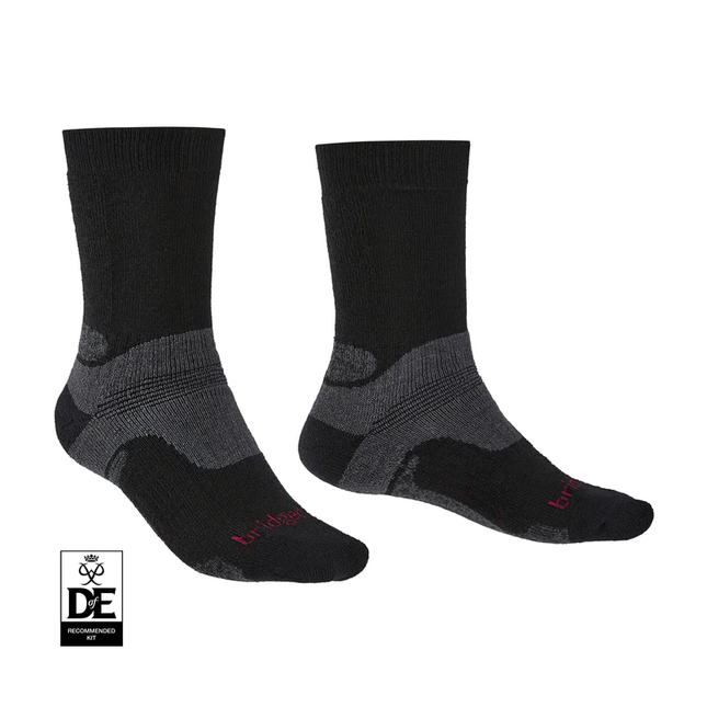 Bridgedale Hike Midweight Merino Performance Boot - Black