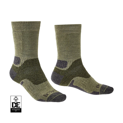 Bridgedale Hike Midweight Merino Performance Boot - Green