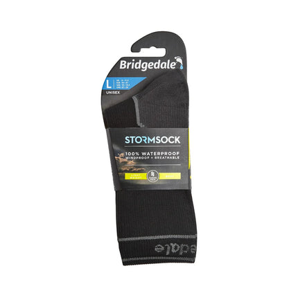 Bridgedale Stormsock Lightweight merino Boot - Black