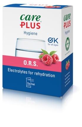 Care Plus O.R.S. - Framboos - 10 zakjes