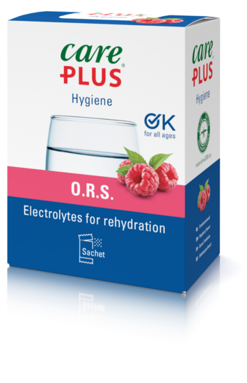 Care Plus O.R.S. - Framboos - 10 zakjes