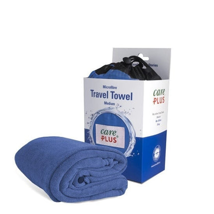 Care Plus Travel Towel Microfibre 60 X 120cm - Dolomite Blue