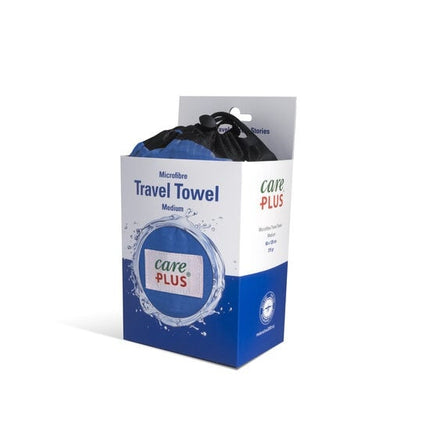 Care Plus Travel Towel Microfibre 60 X 120cm - Dolomite Blue