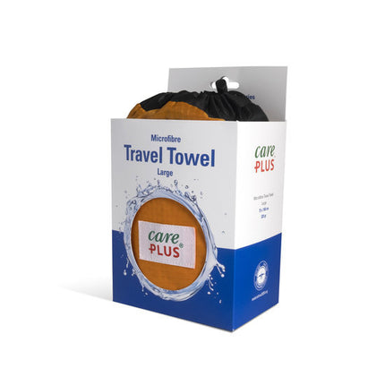 Care Plus Travel Towel Microfibre 75 X 150cm - Copper