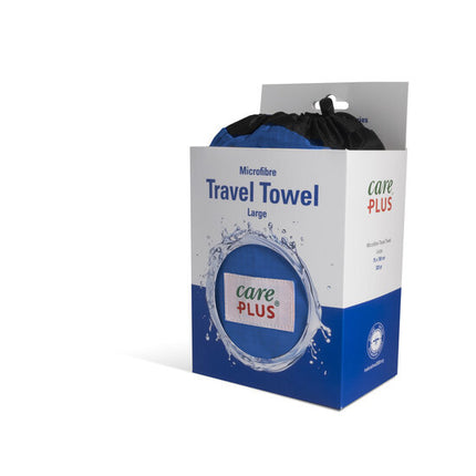 Care Plus Travel Towel Microfibre 75 X 150cm - Dolomite Blue
