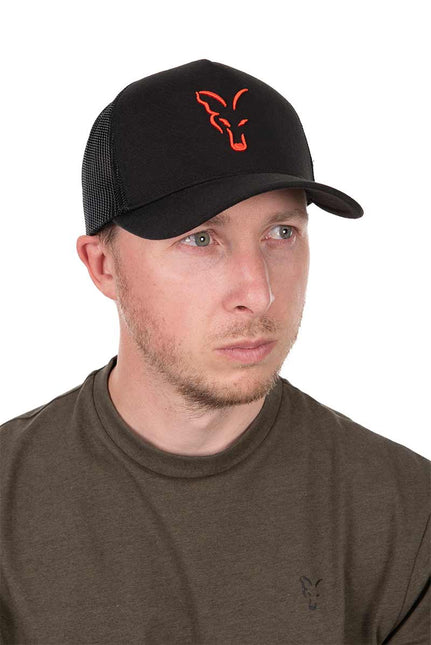 Collection Trucker Cap - Black/Orange