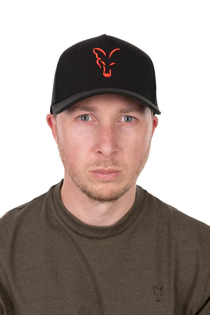 Collection Trucker Cap - Black/Orange