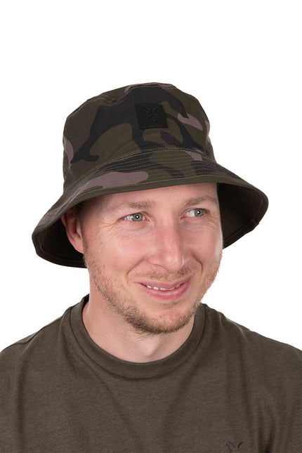 Reversible Bucket Hat Khaki/Camo