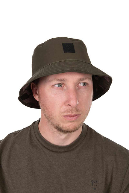 Reversible Bucket Hat Khaki/Camo