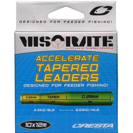 Cresta Visorate Accelerate Tapered Leaders 10 meter 0,22mm-0,28mm 4,10kg-6,63kg