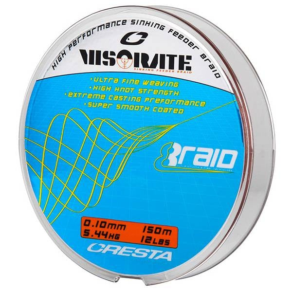 Cresta Visorate Sinking Feeder 8 Braid 150 meter 0,08mm - 4,54kg