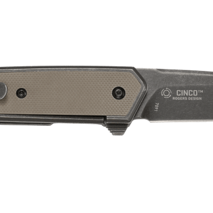 CRKT Cinco Flipper - Tan Black