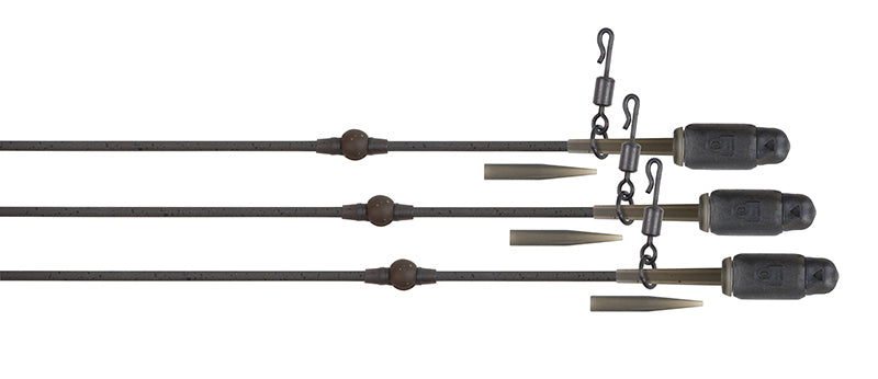 Edges Tuff Tungsten Tubing Heli-Clip Rigs 3pcs