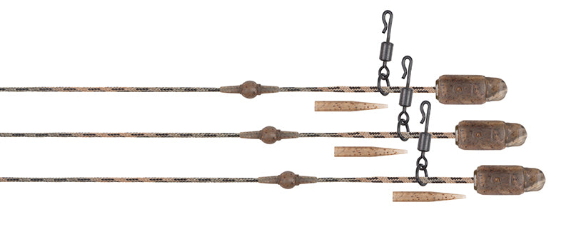 Edges Camo Heli-Clip Rigs 30lb Submerge 3pcs