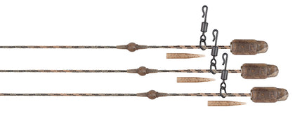 Edges Camo Heli-Clip Rigs 30lb Submerge 3pcs