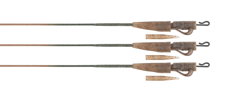 Edges Camo 50lb Leadcore Lead Clip Leaders 3 pcs