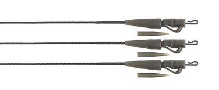 Edges Naturals 50lb Leadcore Lead Clip Leaders 3pcs