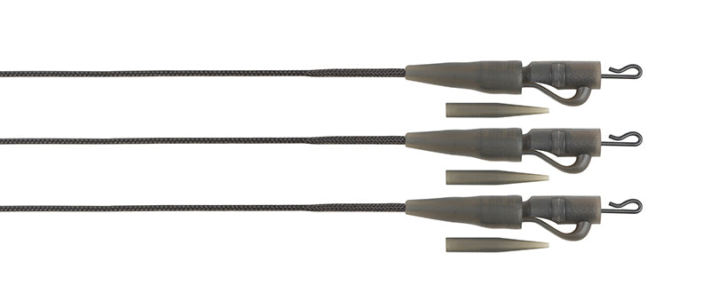 Edges Naturals 50lb Leadcore Lead Clip Leaders 3pcs