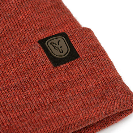 Fox Beanie Hat - Burnt Orange
