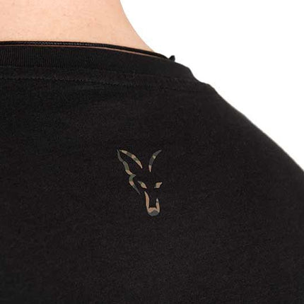 Fox Black / Camo Logo T Shirt