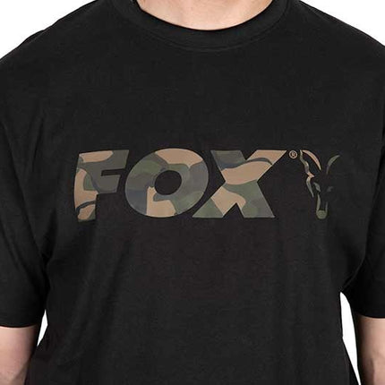 Fox Black / Camo Logo T Shirt