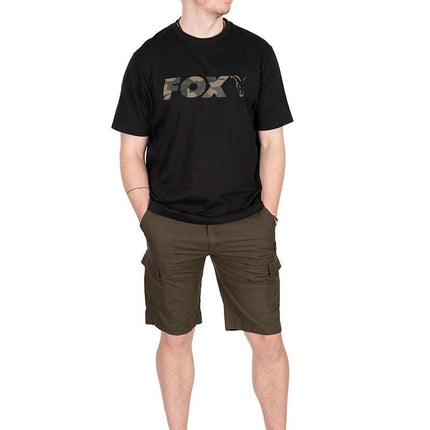 Fox Black / Camo Logo T Shirt