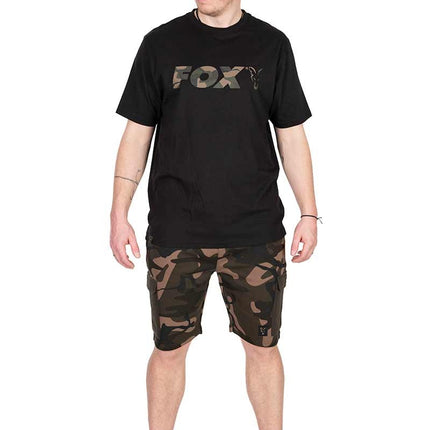 Fox Black / Camo Logo T Shirt