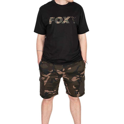 Fox Black / Camo Logo T Shirt