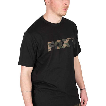 Fox Black / Camo Logo T Shirt