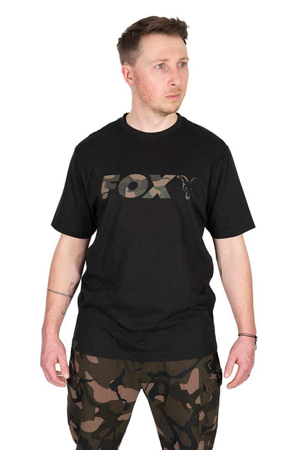 Fox Black / Camo Logo T Shirt