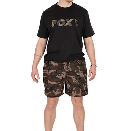 Fox Black / Camo LW Swim Shorts