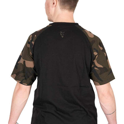 Fox Black / Camo Outline T Shirt