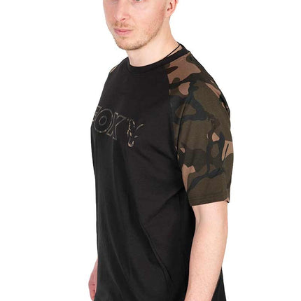Fox Black / Camo Outline T Shirt