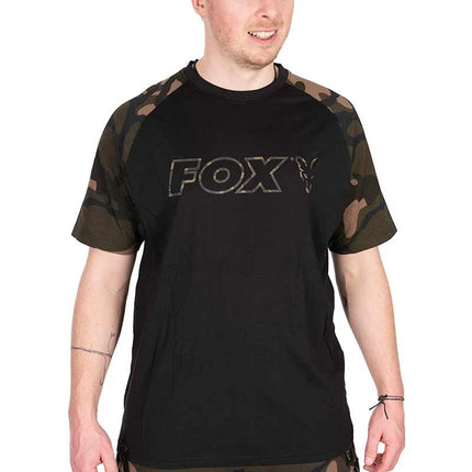Fox Black / Camo Outline T Shirt