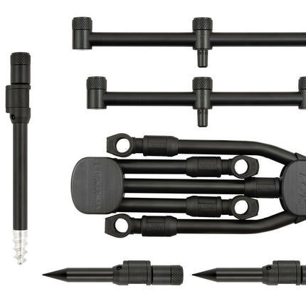 Fox Black Label QR 3 Rod Pod Complete