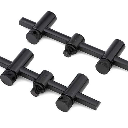 Fox Black Label Slim Adjustable 2 Rod Buzz Bars (110mm - 125mm)