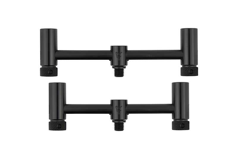 Fox Black Label Slim Adjustable 2 Rod Buzz Bars (110mm - 125mm)