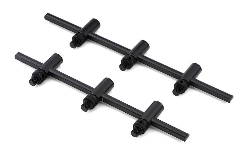 Fox Black Label Slim Adjustable 3 Rod Buzz bars (220mm - 250mm)