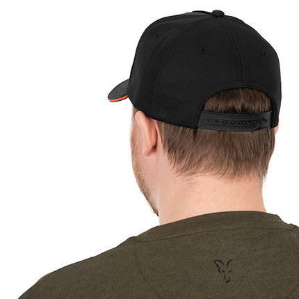 Fox Collection Baseball Cap - Black Orange