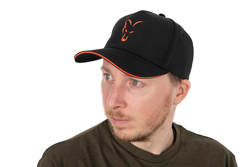 Fox Collection Baseball Cap - Black Orange